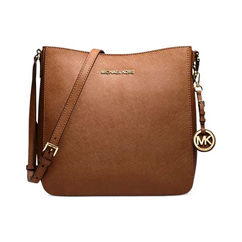 michael kors jet set travel large saffiano leather messenger bag|michael kors saffiano crossbody bag.